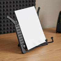 Lightweight Desktop Music Stand Adjustable Angle Foldable Sheet Music Holder Ergonomic Design Portable Book Designed for Musicians, Students, Home, Kitchen