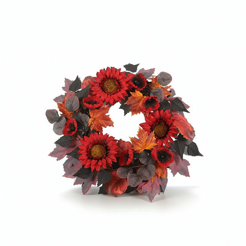 Wreath with Sunflowers Layered Sunflower Wreath Dense for Thanksgiving, Entryway