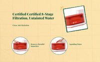 Battery cat water dispenser, filter