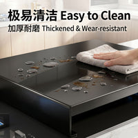 厨房置物架家用煤气灶架炉灶盖板罩承重强易清洗收纳电磁炉支架