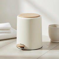 Foot Pedal Bin Compact Size Pedal Trash Can Silent Lidded Trash Can Bedroom