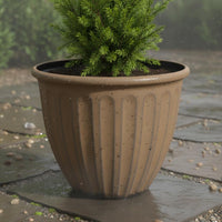 Deep Roman Design Planter Drainage Base Classic Roman Flower Pot for Patio