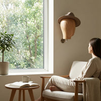 Mannequin Head with Wall Mount Space-Saving Mannequin Head with Hook Multipurpose Hat Stand Wall Mounted for Entryways