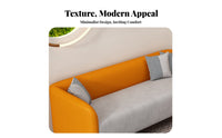 Long-Lasting Modern Loveseat and Armchair Set High-Density Foam Cushion Reception Furniture Sturdy Frame Commercial Seating Minimalist Design for Interior Designers, Business Owners, Bookstore, Reading Nook, Lounge Area, Lobby