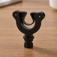 2 Pieces Watercraft Paddle Holder Rigid Paddle Holder with Mounting Base Low-Profile Accessory for Kayakers, Anglers
