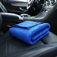 400 GSM Microfibre Cloth and Microfibre Towel, Super Absorbent Cloth for Car Washing, 30x60cm Microfibre Towel with Stitched Reinforced Edges