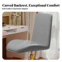 Upholstered Shellspine Caster Chair Nordic design Office Seating for Teens, Women