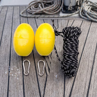 Bright Anchor Buoy with Floats Corrosion-Resistant Marine Anchor Buoy Braided Compact for Dockside