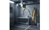 Canvas Surface Cleaning Suit Wear Resistant Sandblasting Suit Dust Resistant Split Shielded Jacket and Pants for Professionals, Painting, Coating