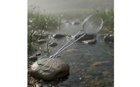 Extended Design Long Handle Mesh Clamp Multi-Purpose Stainless Steel Aquatic Creature Catcher Comfortable Grip Scissor Type Aquatic Creature Grabber Easy to Clean for Farmers