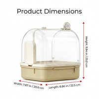 Automatic Bird Bath Tub, Circulating Faucet USB Electric Pet Water Cycle Bath Tub for Parrot Cage, S - Image 5