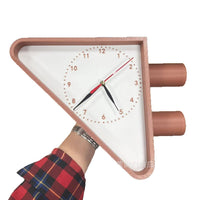 1970s Inspired Double Sided Station Clock