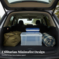 sturdyDuty Stackable Container Easy to Clean Storage Box Snap Lid for vehicle Owners