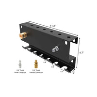Pressure Washer Rack 7-Hook Cleaning Tool Storage Powder-Coated