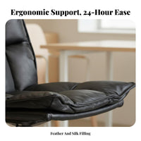 Highsupport Ergonomic Computer Chair Extended Sitting Comfort Ergonomic Highsupport Wheeled Wheeled Base Support