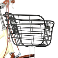 Bicycle Rear Basket Foldable Iron Basket for Bike