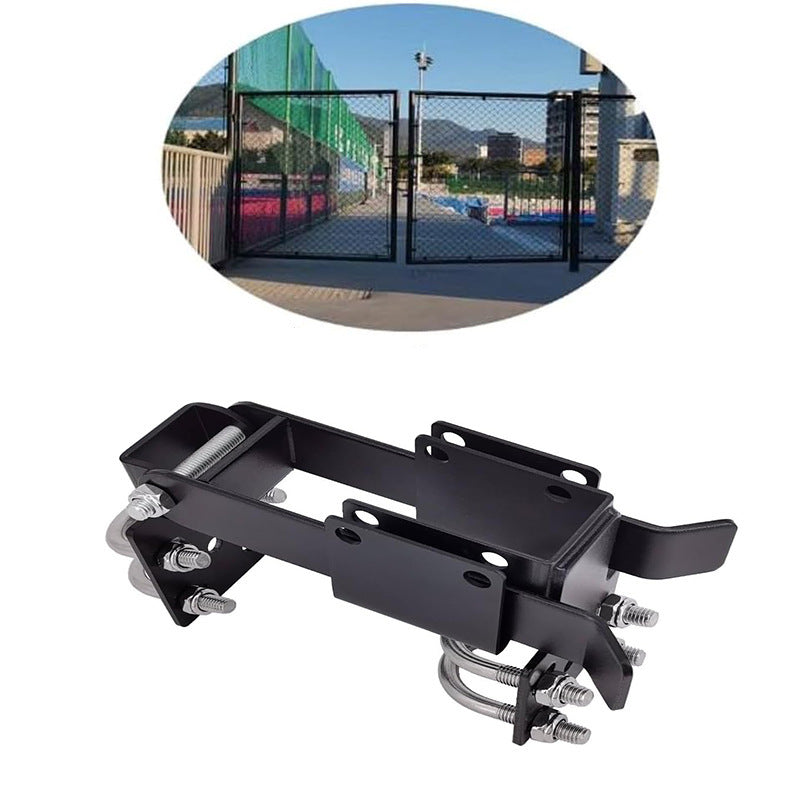 Chain Link Fence Latch Heavy Duty Double Latch Lock for 1.375 Inch Fence Frame