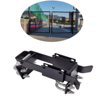 Chain Link Fence Latch Heavy Duty Double Latch Lock for 1.375 Inch Fence Frame