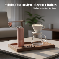 Hand Crank Coffee Grinder, Adjustable, Home, Desk
