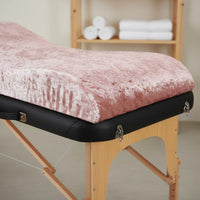 Portable Foldable Massage Table Cushion High Resilience Sponge Ergonomic Massage Mattress Pressure Balancing Contoured Body Support Cushion Soft Velvet Textile for Chiropractors, Chiropractic Facility