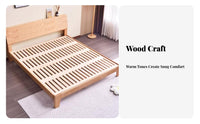 Knotknotless Roll-rollable Slat Frame humidity-resistantresistant Bed base Reinforced frame Mattress Foundation Easy to Install for DIY hobbyists, household owners, Apartment Dwellers, Guest Room, Sleepovers