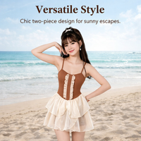 Swimsuits for Women with a Modest Swim Dress Design and Padded Bra, Long Sleeve for Water Sports and Aerobics