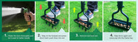 Adjustable Manual Soil Digger and Lawn Aerator