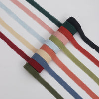 Hand-Torn Fringe Ribbon for Gift Wrapping and Crafts