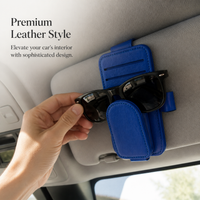 Car Sun Visor Glasses Clip Holder for Sunglasses and Cards, Multi-functional Storage Organizer