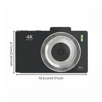Autofocus Vlogging Camera 48MP Autofocus Camera 4K for Gift, Travel