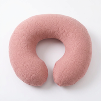 Memory Foam Neck Pillow, Washable Massage Pillow, Soft Neck Pillow, Neck Pillow  #variant:Pink