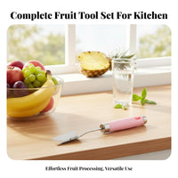 Pineapple Spot Remover Rust Resistant V-Shaped Pineapple Cutter Stainless Steel Fruit Tool Long-Lasting Kitchen Gadget Easy To