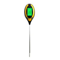 4-in-1 Soil Tester Green Backlight 4-Function Soil Meter Backlit Digital Display