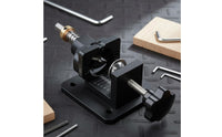 35 Mm Hinge Hole Jig Easy to Use 35mm Hinge Boring Clamp Adjustable Cabinet Door Hole Drill Jig for Woodworkers, Carpenters
