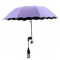 Attachable Beach Umbrella Black Underside Beach Chair Umbrella Universal Fit