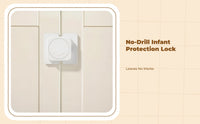 Kid Protection Lock, Drawer Cabinet Lock, Infant Proofing Latch, no tools needed Required, Easy Installation, Multi-Purpose