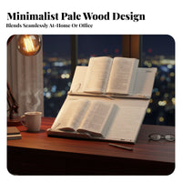 double-tier Document Holder Sturdy Construction 2-Tier Computer Riser Easy Assembly