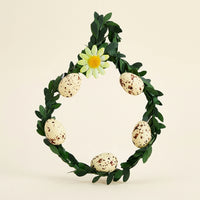 Easter Bunny Wreath Cute Design Easter Wreath Colorful Artificial Vine Decoration for Homeowners, Party Planners, Indoor, Outdoor, Classroom