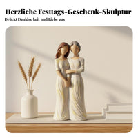 Mother Daughter Statue Sentimental Gift Mother and Daughters Statue for Tabletop