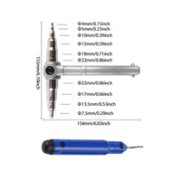 Copper Tube Expander Aluminum Alloy Heating and Cooling Tube Expander Easy to Use Manual Swage Tool for Air Conditioner Repair