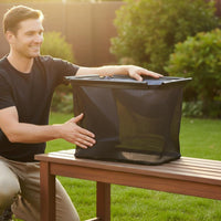 Grass Catcher Bag Textile Yard Maintenance Equipment Grass Simple to Install Installation Gardening Equipment Part