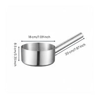 Long Handle Water Dipper Thickened Flat Bottom Water Dipper Food Flat Bottom Dipper for Caterers