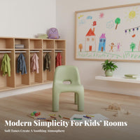 And Odorless Kids Backrest Chair Rounded Corners Toddler Chair Easy to Clean Small children's Stool Ergonomic Design for Toddlers, Preschoolers, Parents, Kindergarten, Playroom, Daycare Center, Preschool