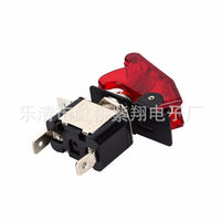 ASW-07D Illuminated Toggle Switch for Car Modification, 12V, Red/Blue LED Fog Light Switch