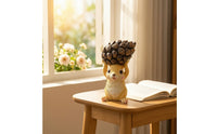 Squirrel Statue with Pinecone Textured Squirrel with Pinecone Standing