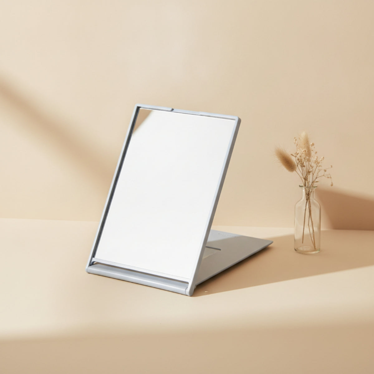Foldable Mirror with Stand Compact Folding Vanity Mirror for Dorm Room, Travel