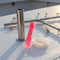 Squid Spreader Bar Rig Braced Stainless Steel Squid Rig Monofilament