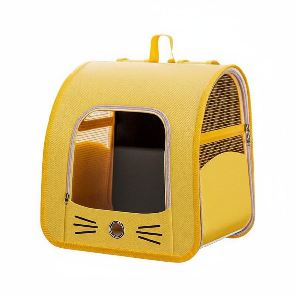 Large Capacity Cat Carrier Backpack Lightweight Cat Backpack Carrier Structured Design for Travelers, Hikers, Outdoor, Vet Visits, Camping