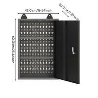 Steel cabinet with lock
