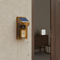 Solar Visual Entry Chime Rain Cover Smart Entry Chime Camera Two-Way Talk